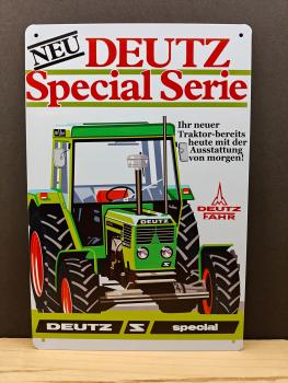 Deutz Special Oldtimer Traktor Blechschild